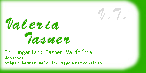 valeria tasner business card